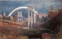 Turner, Joseph Mallord William - Rome,The Forum with a Rainbow